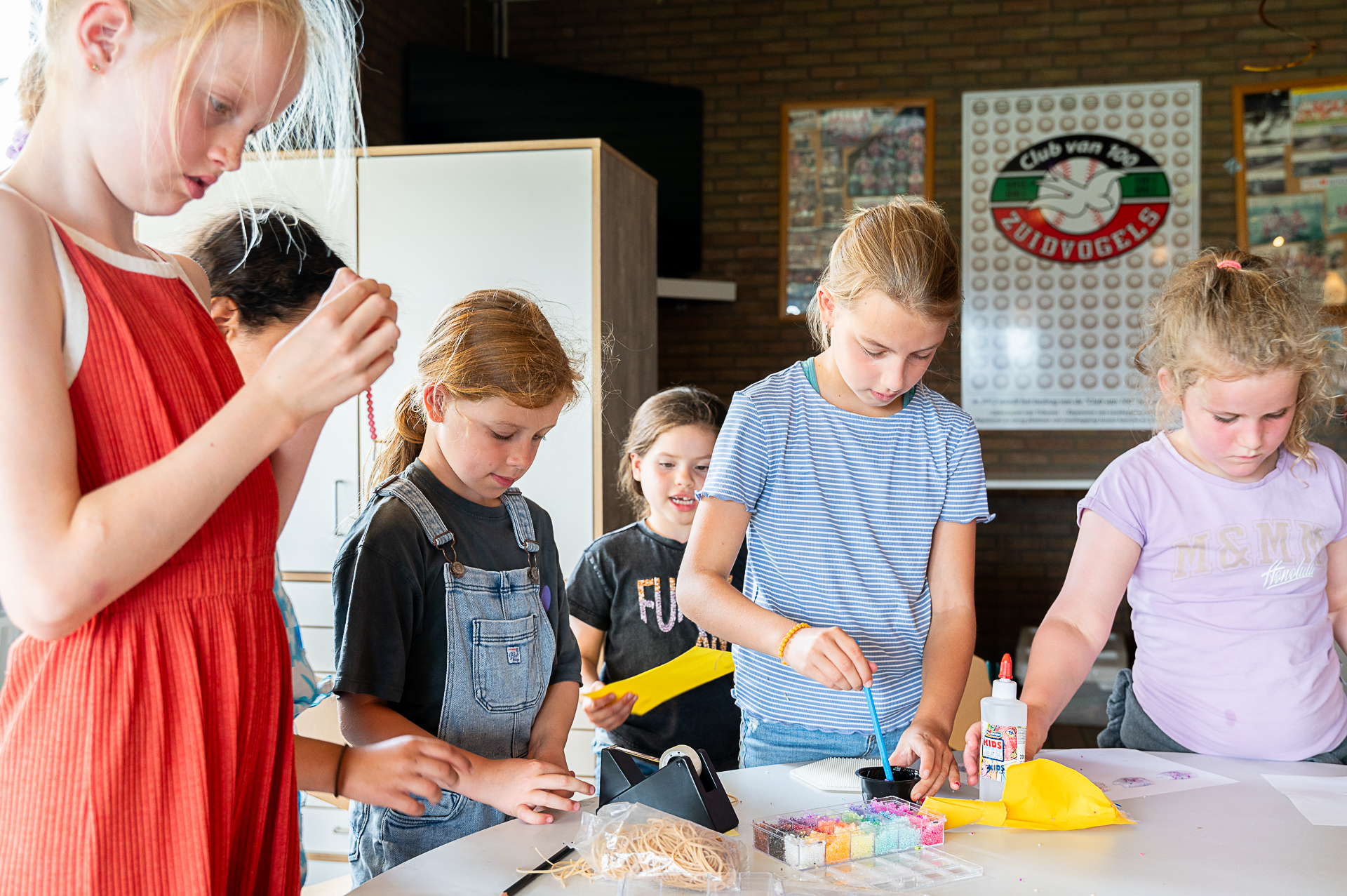 Sportieve kinderen bij de sport bso van kinderopvang huizen 